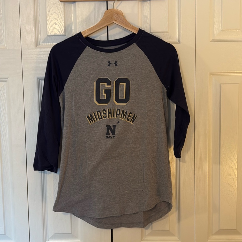 Under Armour “Go Midshipmen” long sleeve women’s top. See below for details.